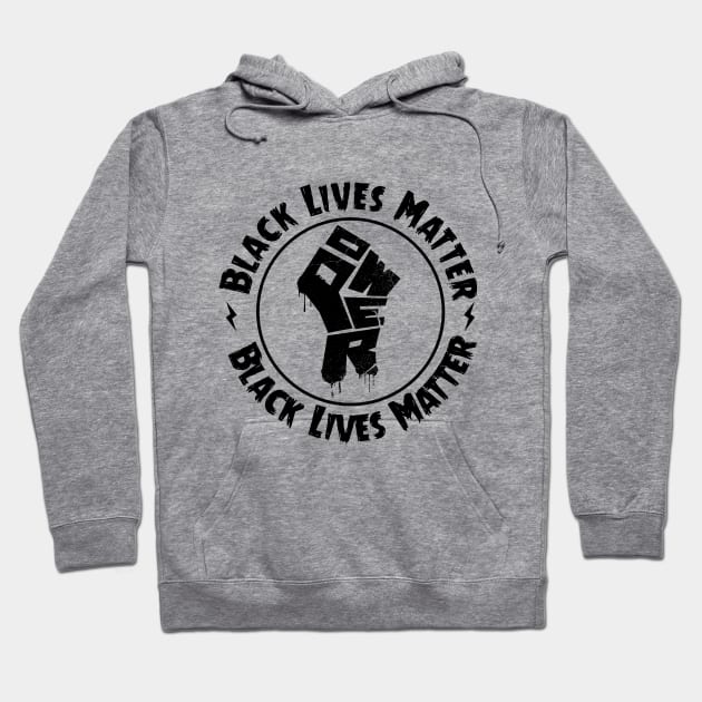 BLACK LIVES MATTER Hoodie by Anrego